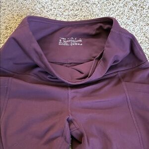 Purple Yougalicious High-Waist Yoga Leggings